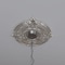 Ekena Millwork Attica PVC Ceiling Medallion (Fits Canopies up to 5 5/8"), Brght Coat Chrome, 16"OD x 3 1/2"ID x 1"P CMP16ATBCR - alternate 9